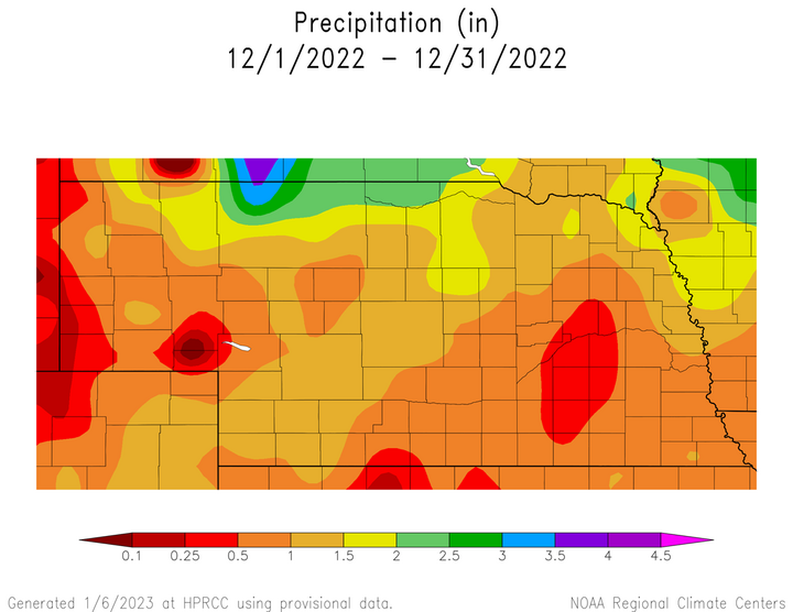 December 2022 precip