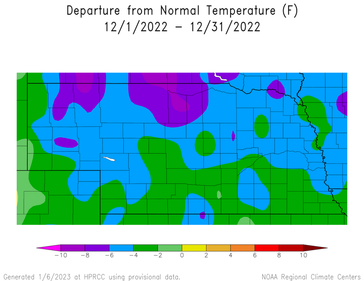 December temp anomalies