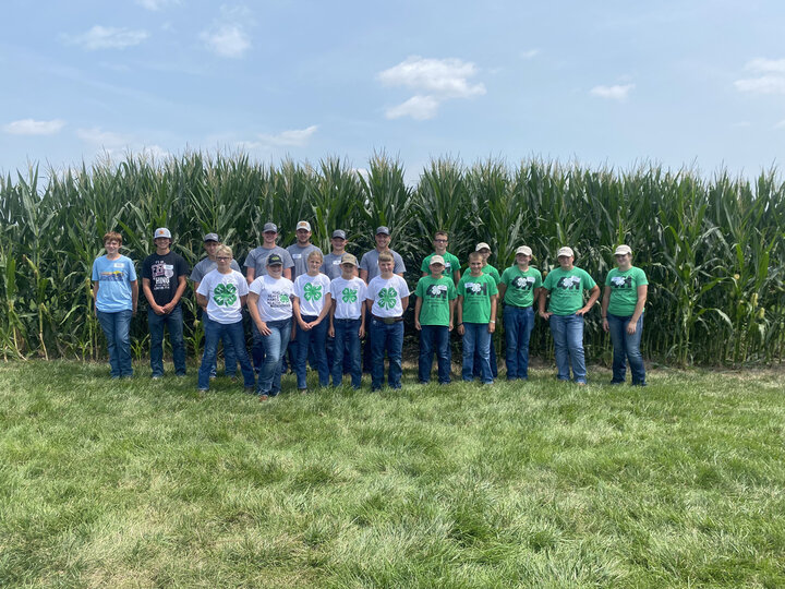 Youth Crop Scouting Competition participants