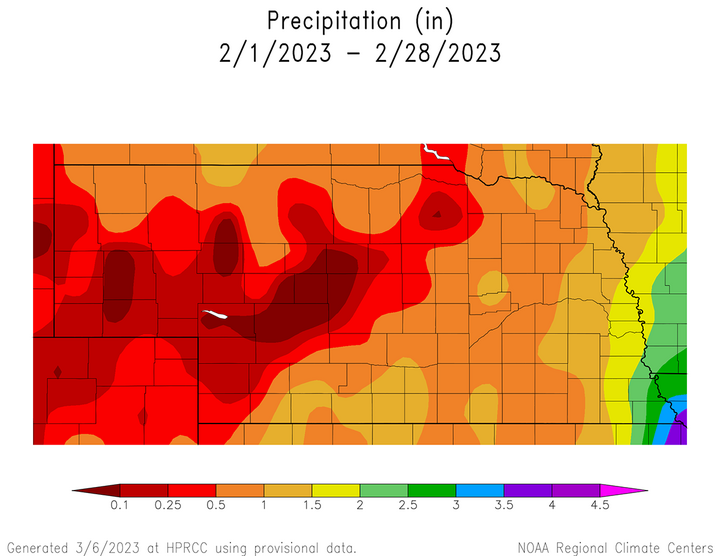 February precip