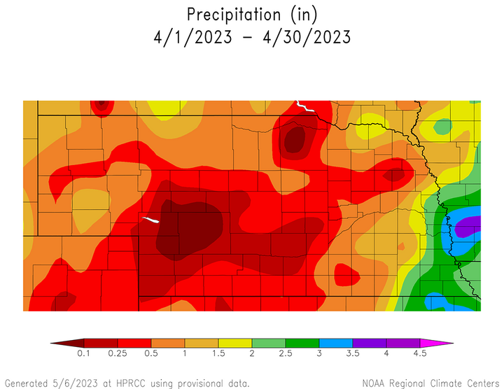 April precipitation