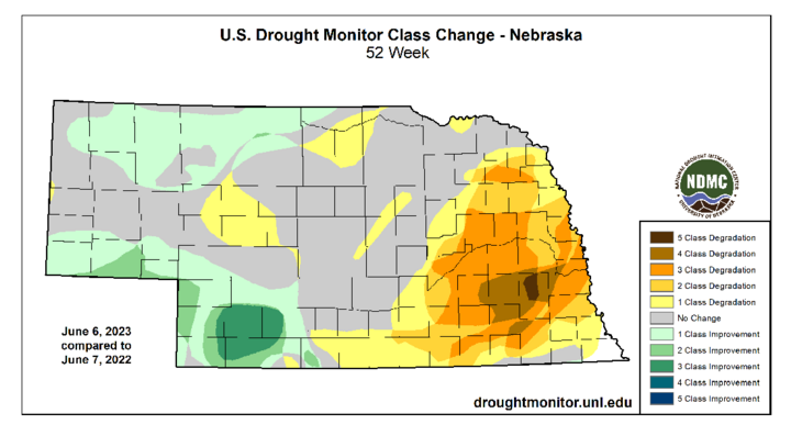 Annual drought map