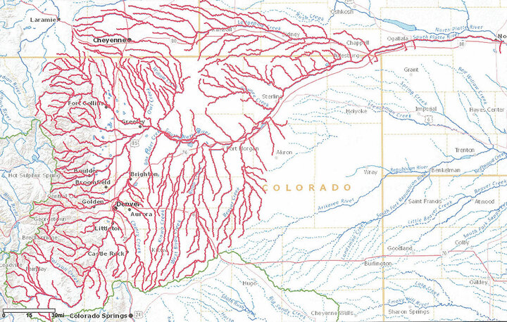 South Platte drainage