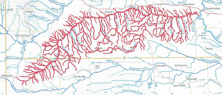 White River drainage