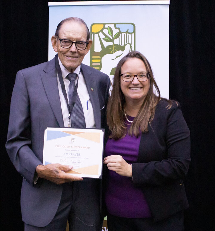 Jim Culver and Clare Lindahl