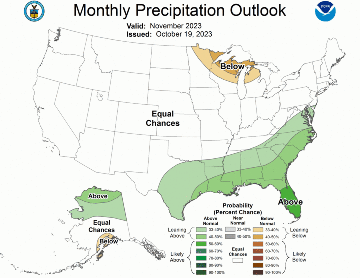 November precipitation outlook