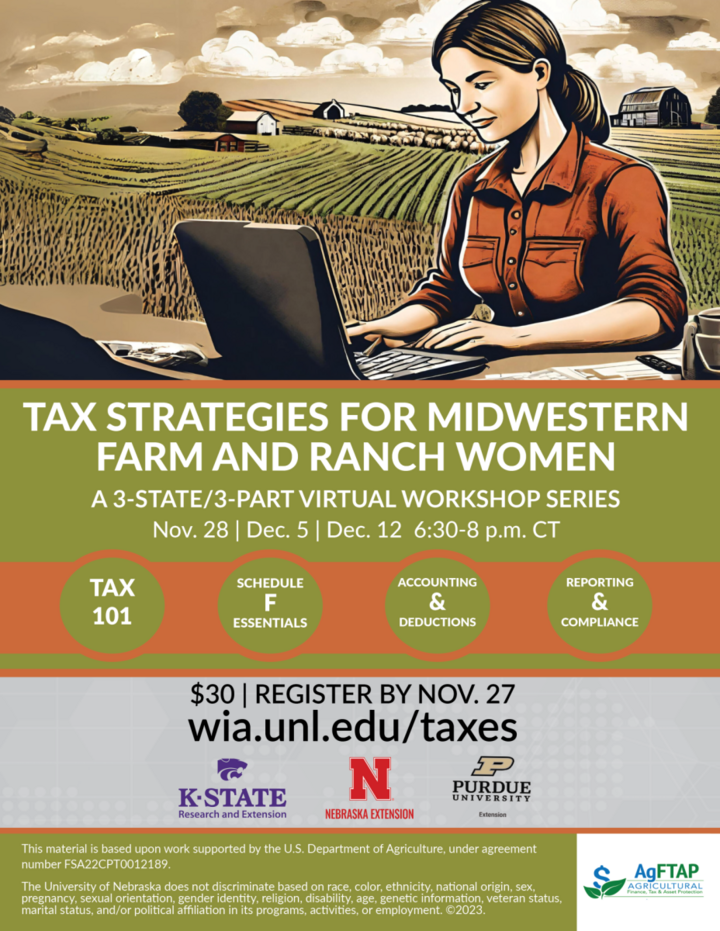 Tax workshops flyer