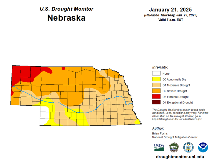 drought monitor map