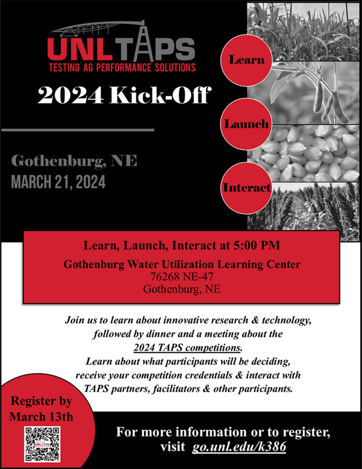 TAPS Kickoff Event flyer