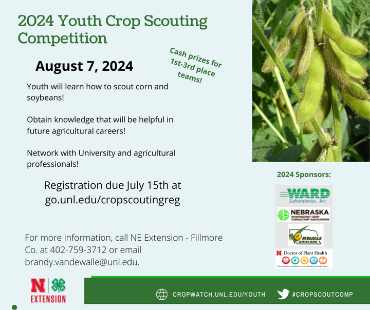 Youth Crop Scouting Competition flyer