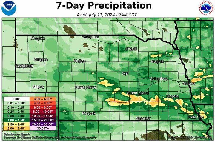 7 day precip map