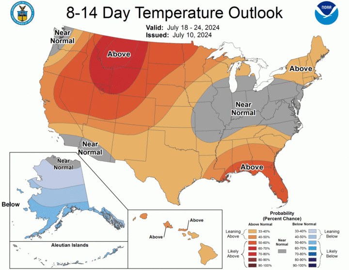 14 day precip outlook map