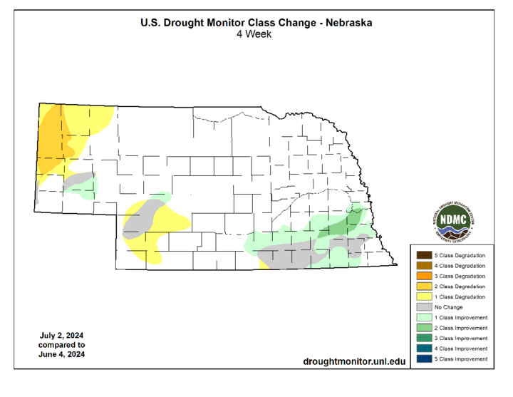 June drought monitor map