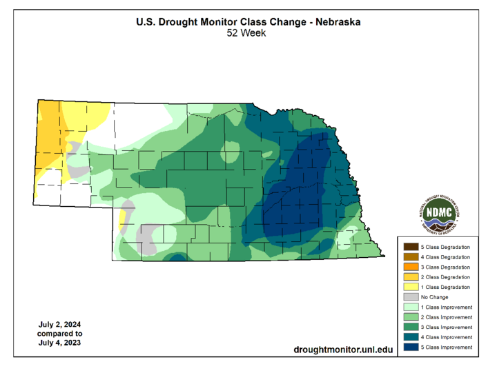 52 week drought monitor map