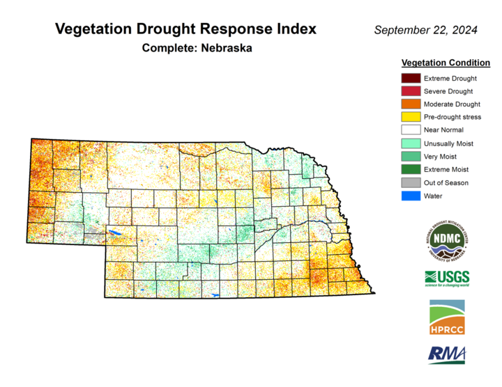 VegDRI map for Sept. 22