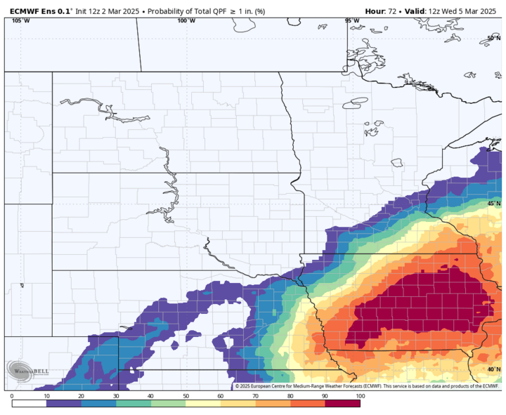 precipitation weather map