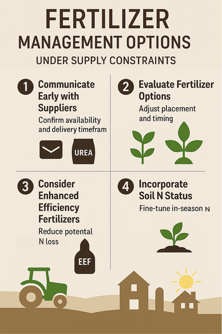 fertilizer management options infographic