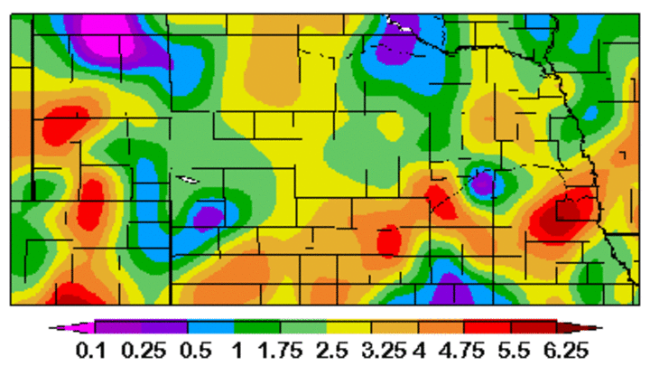 May precipitation