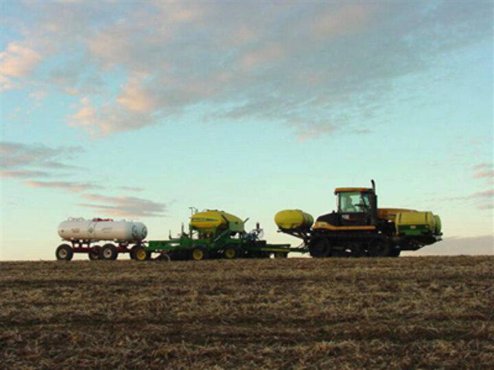 Photo of an airseeder