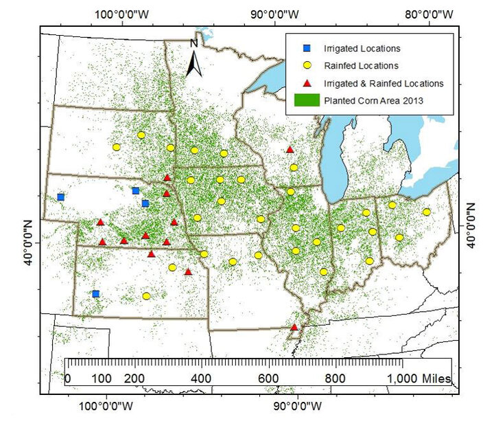 Map of YFC forecast locations
