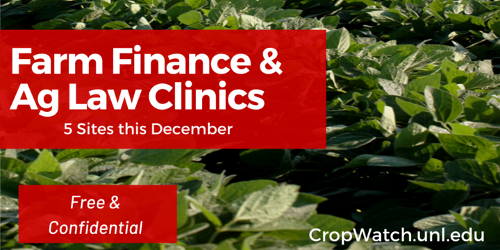 Farm Finance and Ag Law Clinics banner