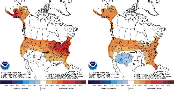 Early May forecast