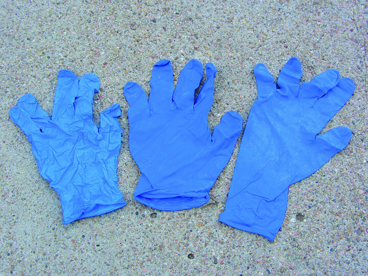 Gloves that can be used when applying pesticides