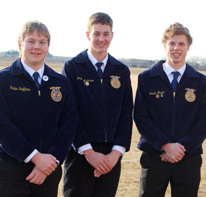 Adamas Central FFA team in Innovative Youth Corn Challenge