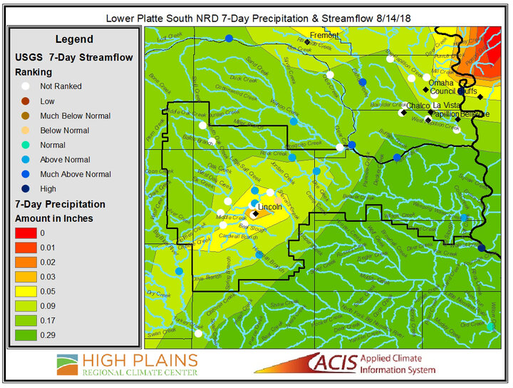 GIS NRD precip map