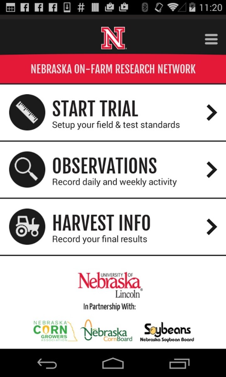 On-farm research app;