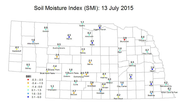 Soil moisture index