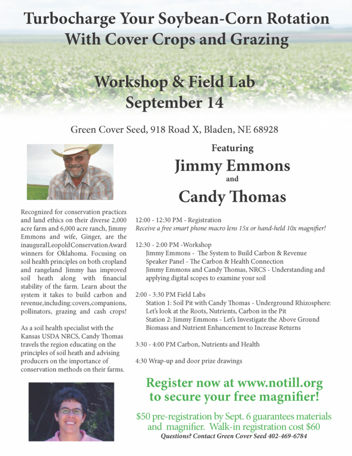 Sept. 14 soils field lab