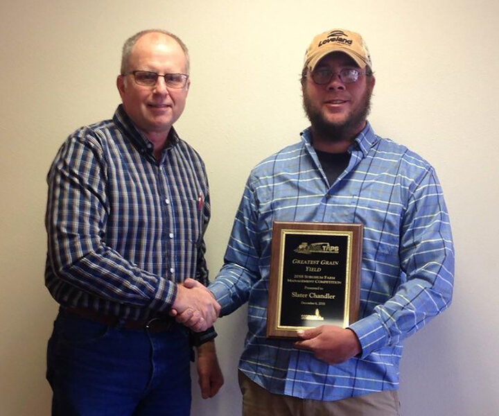 TAPS top sorghum yield winner