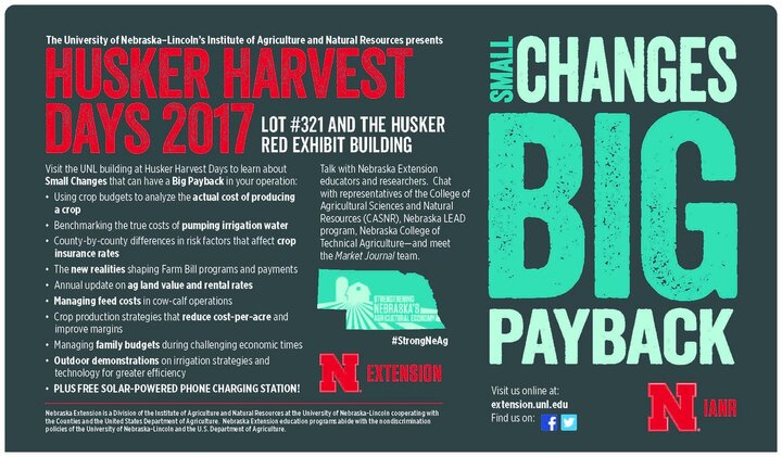 Husker Harvest Days Poster