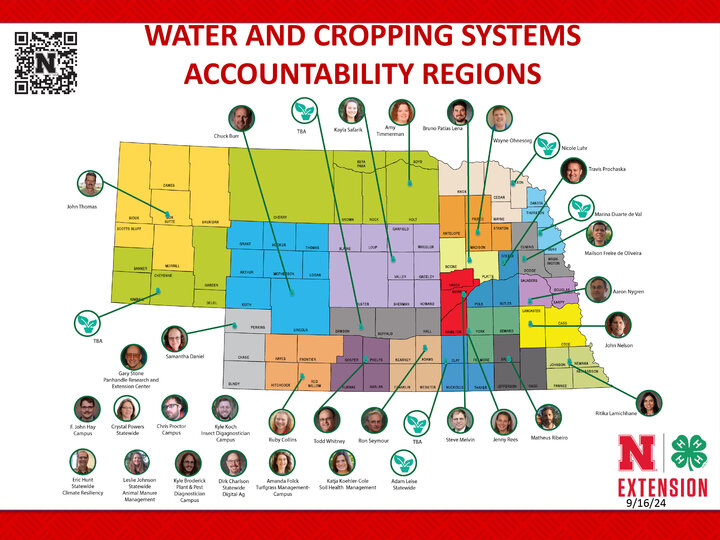 WCS extension educator county map