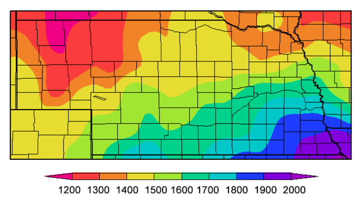 Common stalk borer predictor map 5-18-15