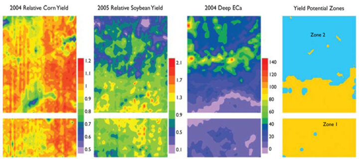 corn yield map images