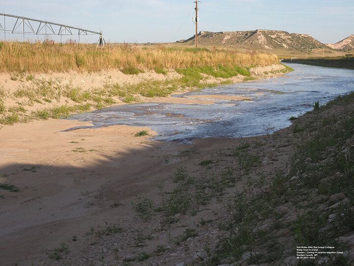 First water in canal