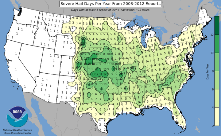 hail reports map