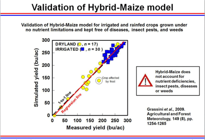 Hybrid-Maize validation