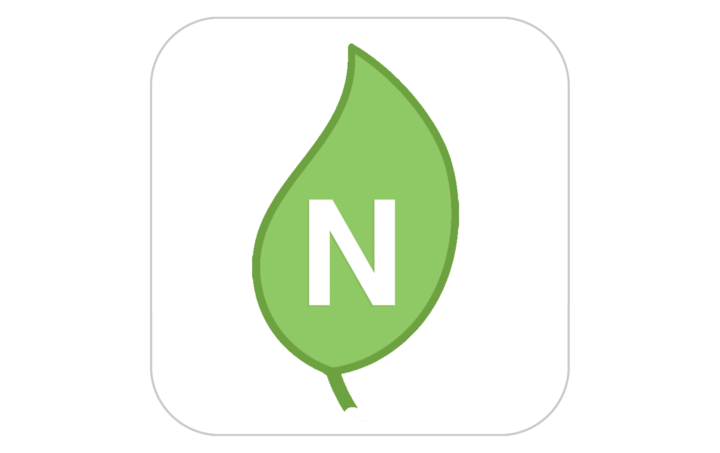 Green leaf graphic with a white "N" centered inside.