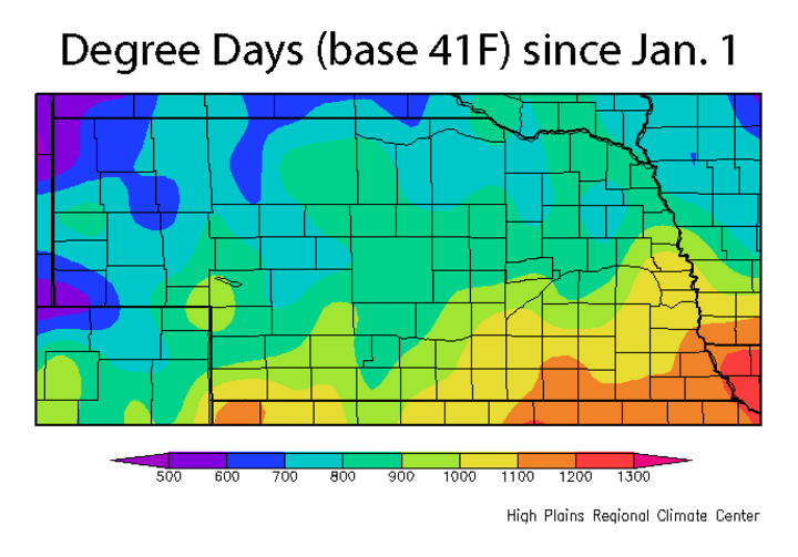 Common stalk borer predictor map 5-18-15