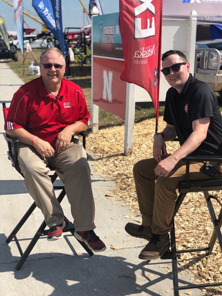 Extension Educator and Market Journal Producer Troy Moling at Husker Harvest Days