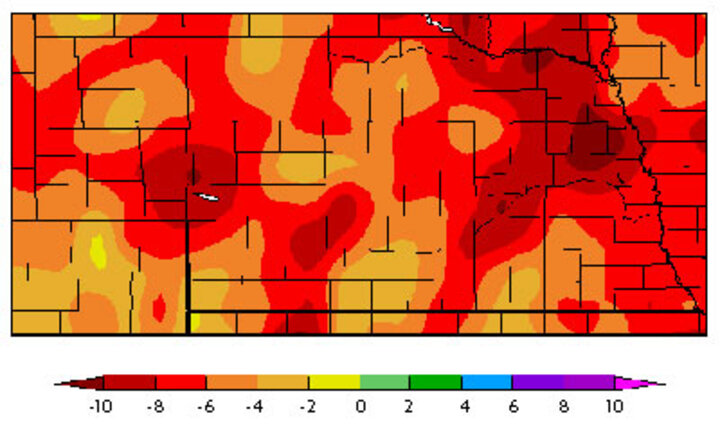 Departure from Normal Precipitation