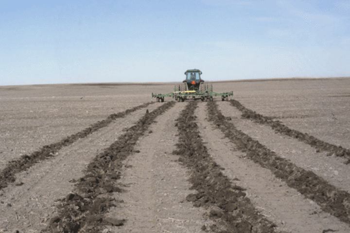 Tillage used for wind erosion