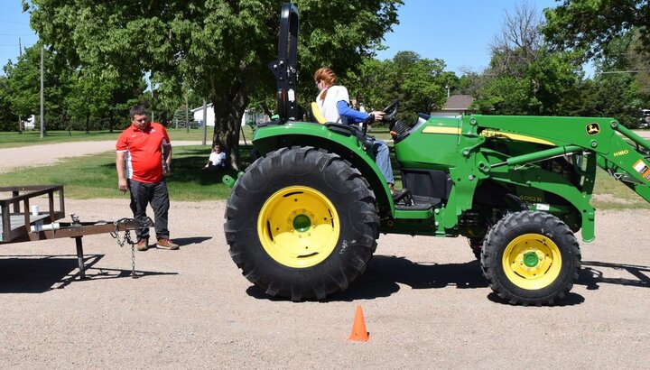 youth back up tractor