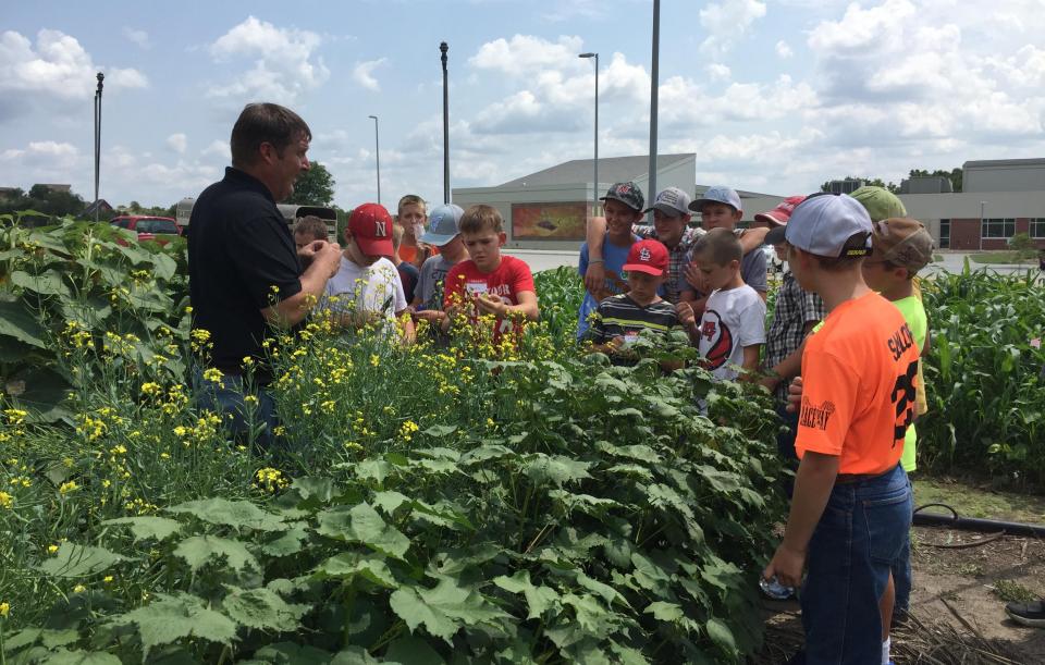Youth at Youth Agronomy Field Day