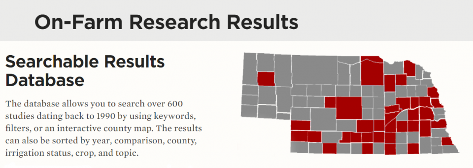 Figure 1. When making decisions for your farm, check out some of the on-farm research results from 2018 to see what other growers learned.
