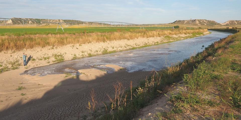 irrigation canal in western Nebraska