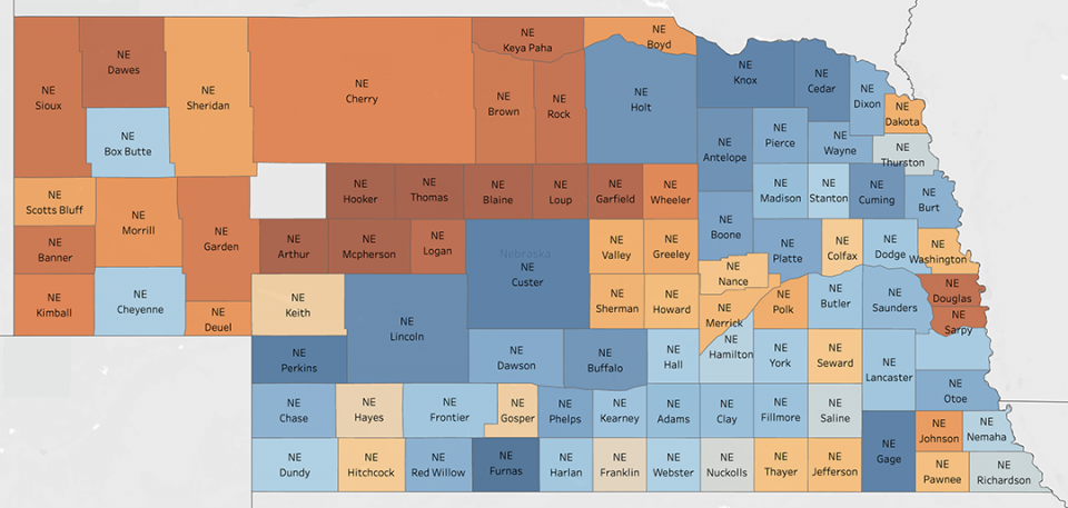 Crop Insurance Indemnity map
